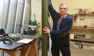 Пневматическая телескопическая мачта с корпусом диаметром 125 мм