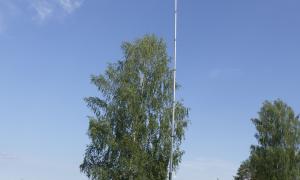 Прицеп-ретранслятор мобильный связи с Пневмомачтой