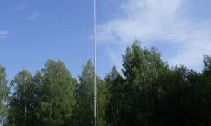 Прицеп-ретранслятор мобильный связи с Пневмомачтой