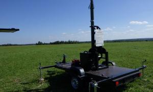 Прицеп-ретранслятор мобильный связи с Пневмомачтой