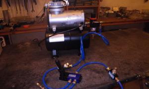 Пневмоблок на базе компрессора с ресивером jas 1203