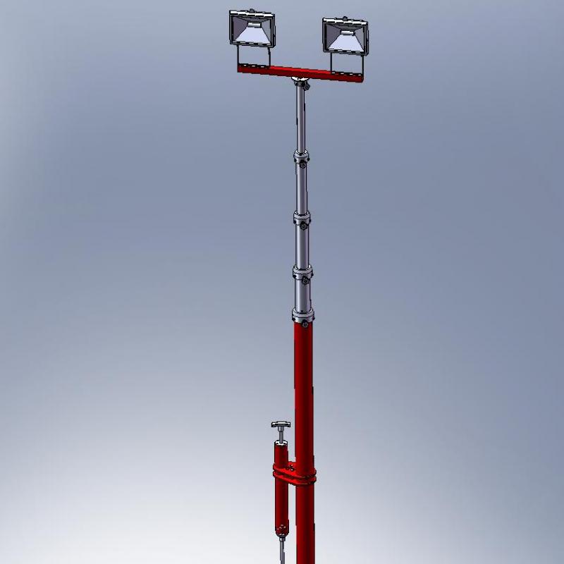 Телескопическая осветительная мачта М 15-34