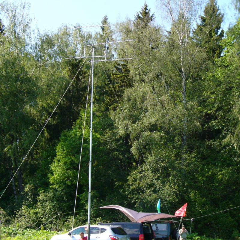 Мачта антенная телескопическая